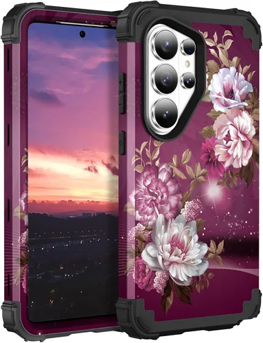 Vista 60 de Hocase Funda para Galaxy S20 FE 5G, Protección resistente a prueba de golpes, goma de silicona suave + parachoques de plástico duro, funda