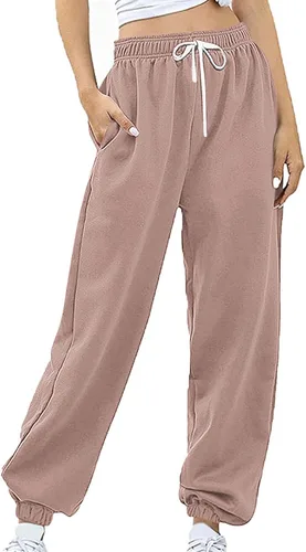 Vista 6 de Women's Track Pant Mid-Weight Baggy Twill Pants Track Pants Premium Stretch Travel Hiking Sweatpants Trousers Pant