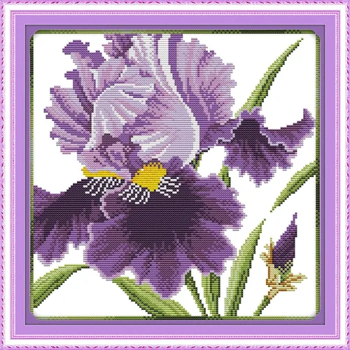 Vista 21 de ITSTITCH Kits de punto de cruz estampados, 11 quilates, 13 x 17 pulgadas, 100% algodón, kits de iniciación de bordado con patrones fáciles