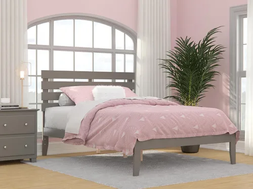 Vista 9 de AFI, Cama Oxford Queen con plataforma, color espresso