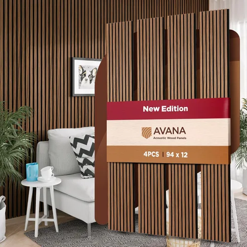 Vista 43 de Paquete de Muestras de Color de Paneles de Pared Acústicos Avana - Paneles de Madera Premium para Decoración de Paredes - Insonorización