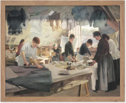 Vista 71 de Poster Master Póster vintage de la costurera, impresión retro de modista, bellas artes, arte impresionista, regalo para hombres y mujeres, gran