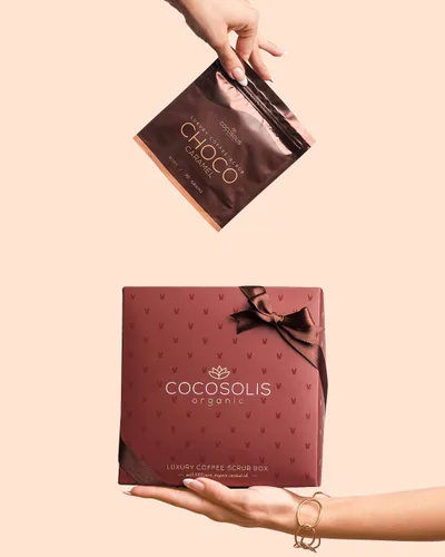 Vista 4 de COCOSOLIS Juego de 4 paquetes de café arábica, aceites esenciales naturales, los exfoliantes orgánicos perfectos para tu cara y cuerpo, exfoliante