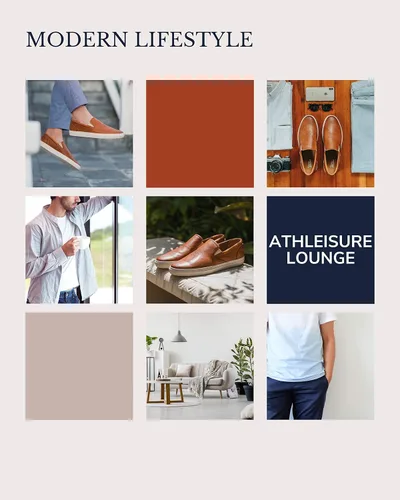 Vista 4 de Dunross & Sons Mens Sneakers. Fashion Sneakers. Lace-Up Or Slip-On Mens Casual Shoes. Comfortable Leather Shoes.