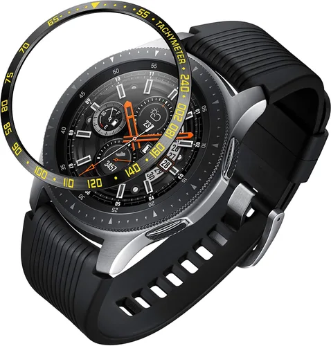 Vista 7 de BaiHui - Anillo de bisel compatible con Galaxy Watch de 1.81 pulgadas / Galaxy Gear S3 Frontier y anillo bisel clásico, cubierta de protección