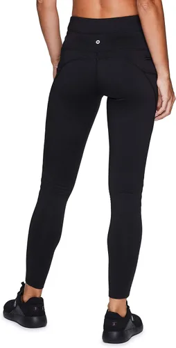 Vista 3 de RBX Active - Leggings de entrenamiento deportivo para mujer con forro polar longitud completa para correr yoga