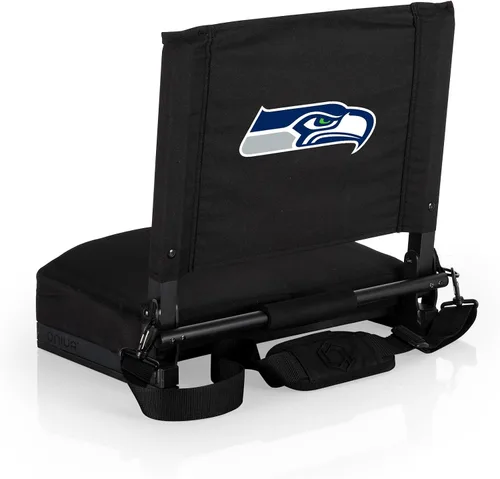 Vista 11 de PICNIC TIME NFL NFL - Asiento de estadio Gridiron de la NFL, ligero, portátil, plegable, para gradas y bancos