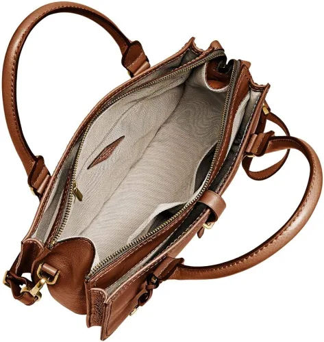 Vista 2 de Fossil Bolsa de cuero Ryder tipo bolso de mano para mujer.