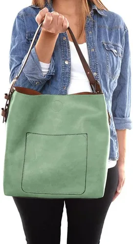 Vista 5 de Joy Susan - Bolsa clásica 2 en 1 para mujer, estilo hobo
