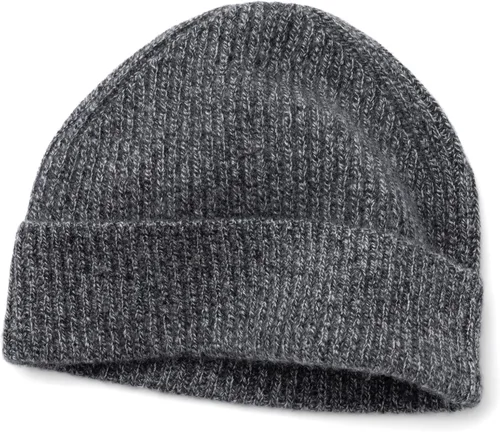 Vista 22 de Fishers Finery Sombrero con puños acanalados de cachemira 100% pura para hombre; ultra felpa