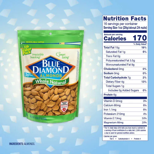 Vista 12 de Blue Diamond Almonds, Almendras espolvoreadas de cacao asadas al horno, 14 onzas