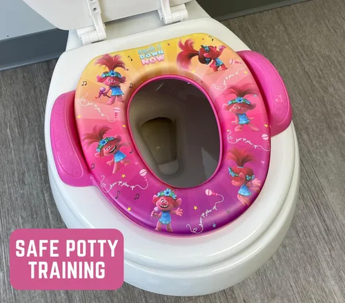 Vista 2 de NBC Universal Trolls - Asiento suave para orinal