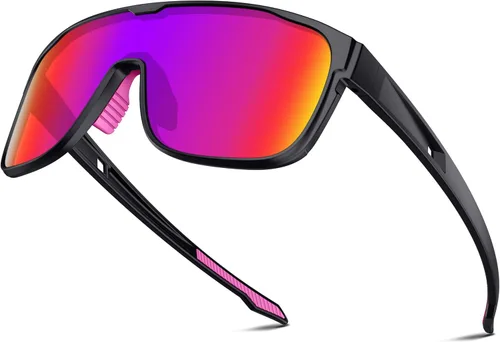 Vista 14 de Gafas de sol deportivas polarizadas para hombres y mujeres, jóvenes, béisbol, correr, ciclismo, conducción, pesca, tenis, golf, motor TAC UV400 TR90