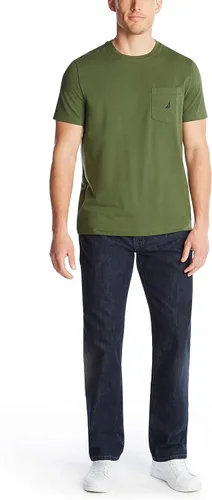 Vista 2 de Nautica Camiseta de manga corta con cuello redondo y bolsillo para hombre