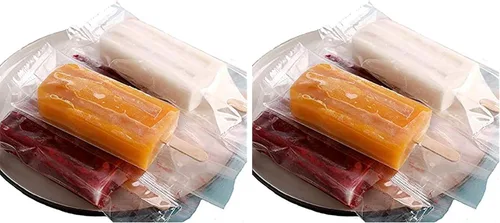 Vista 8 de Bolsas para paletas de hielo gruesas, envolturas de plástico para paletas de hielo y helado para caramelos, envases de envasado de grado alimenticio