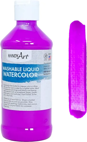 Vista 18 de Handy Art Acuarela líquida lavable de 8 onzas, azul
