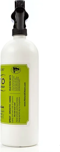 Vista 4 de Cold Iron Spray antiarrugas para ropa. 32 onzas líquidas Mojito Citrus Mint. Alternativa de planchado a base de plantas. Rápido, fácil de usar.