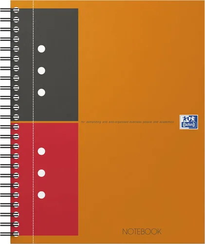 Vista 13 de Oxford International - Cuaderno activo con tapa de polietileno A4+, rayas estrechas con margen y perforado, incluye divisor reposicionable, 80