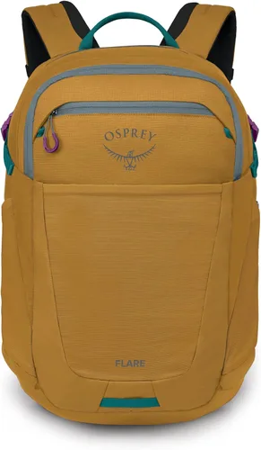 Vista 6 de Mochila para laptop Osprey Flare Commuter marrón (Barley Brown)