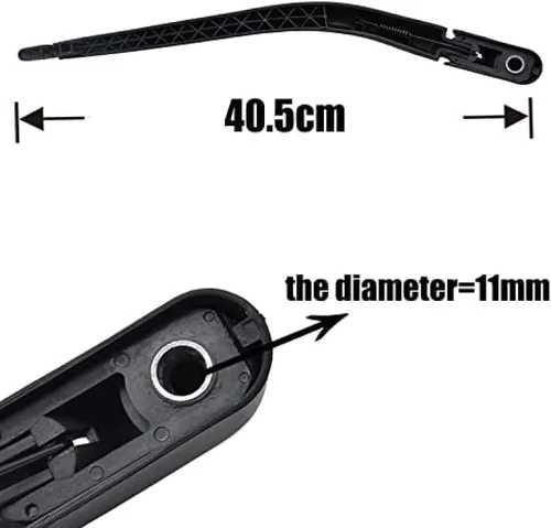 Vista 4 de Rear Windshield Wiper Arm Blade Set,Fit for Vauxhall Fit for Opel Zafira A 1998-2005 16" Rear Windshield Wiper Blade and Arm Replacement