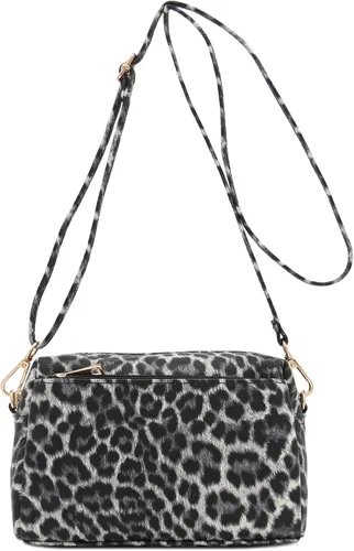 Vista 118 de FashionPuzzle Triple Zip Small Crossbody Bag