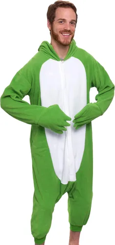 Vista 2 de Adult Onesie Halloween Costume - Animal and Sea Creature - Plush One Piece Cosplay Suit for Adults, Women and Men FUNZIEZ!