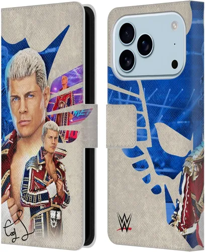 Vista 26 de Head Case Designs Funda con licencia oficial de la WWE American Nightmare Flag Cody Rhodes compatible con Apple iPhone 11