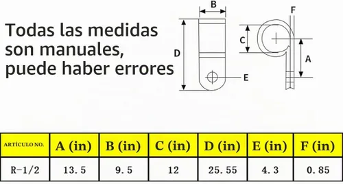 Vista 2 de 200pcs Nylon 1/2 pulgada R-Tipo Abrazadera de Cable para Gestión