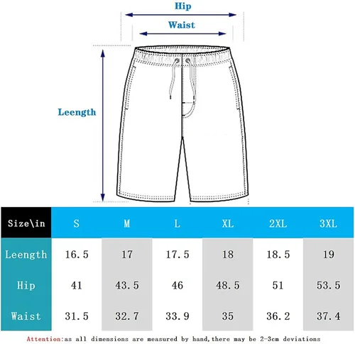 Vista 5 de Hip Hop Shorts Shark Swim Trunks Fashion Quick Dry Drawstring Swim Trunks with Pockets and Mesh Lining