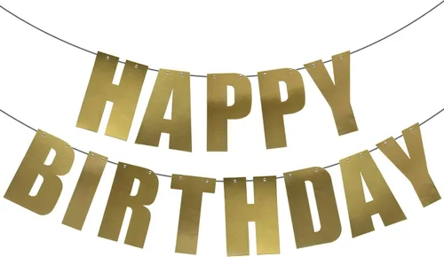 Vista 25 de Cartel de feliz cumpleaños para decoraciones de fiesta de cumpleaños (aguamarina)
