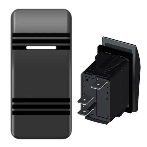Vista 20 de Interruptor basculante marino de 3 pines para coche y barco 12V 24V encendido/apagado impermeable con LED azul SPST