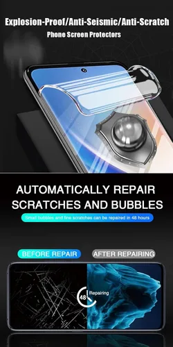 Vista 3 de Protector de pantalla frontal flexible para Samsung Galaxy A17 5G 2025/A16 5G 6.7 "Película de hidrogel 3D transparente TPU sensible al tacto