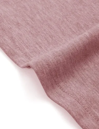 Vista 6 de MIROL Camisetas de media manga para mujer, cuello en V, de gran tamaño, sueltas, casuales, básicas, de color liso