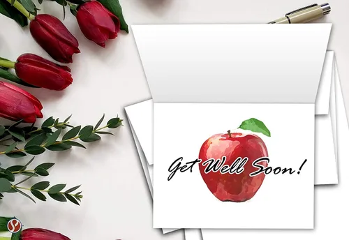 Vista 2 de Juego de tarjetas de felicitación, cartulina blanca en blanco de 4.5 x 6 pulgadas, ideal para negocios, vacaciones, invitaciones de boda