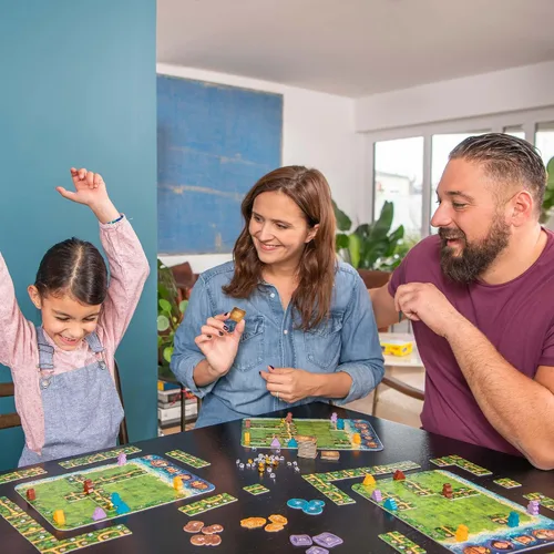 Vista 5 de HABA Karuba - Juego de rompecabezas familiar de colocación de fichas de aventura en la jungla - Emocionantes juegos familiares y juegos de mesa