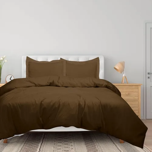 Vista 13 de ROYALE LINENS Funda de edredón negra tamaño individual – Fundas de edredón de 2 piezas – Cierre de cremallera – 1 funda de edredón individual de 68