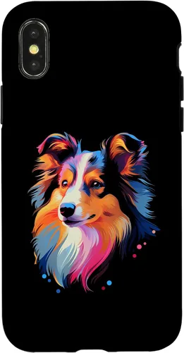 Vista 5 de Shetland Sheepdog Shelti Puppy Best Dog Walking Pet Case for iPhone 16