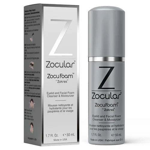Vista 9 de Zocular ZocuFoam Limpiador Espumoso para Párpados – Espuma Limpiadora Suave con pH Equilibrado – 25 mL