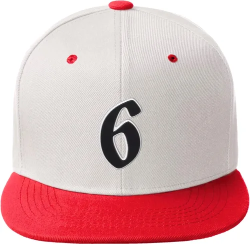 Vista 444 de Daxton Gorra clásica con visera de billete plano con letras del alfabeto inglés antiguo de la A a la Z