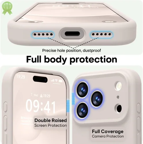 Vista 285 de LOVE 3000 Diseñada para Funda iPhone Air, Silicona Premium [Compatible con Magsafe][Forro de Microfibra Suave Anti-Rayones] Funda Protectora