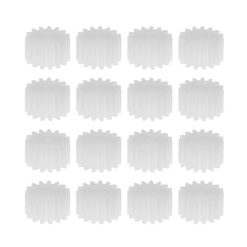 Vista 9 de Othmro 20 piezas de engranajes de plástico 8 dientes modelo 082A engranaje de reducción engranajes de gusano de plástico para RC coche robot motor