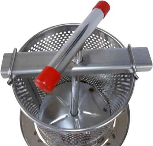 Vista 7 de Máquina de prensa de miel de malla, extractor de cera de abeja, prensador de miel de frutas, extractor de miel de malla de acero inoxidable