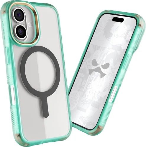 Vista 107 de Ghostek Covert Clear - Funda transparente para iPhone 15 Plus, silicona a prueba de golpes, compatible con accesorios Apple MagSafe, funda Negro