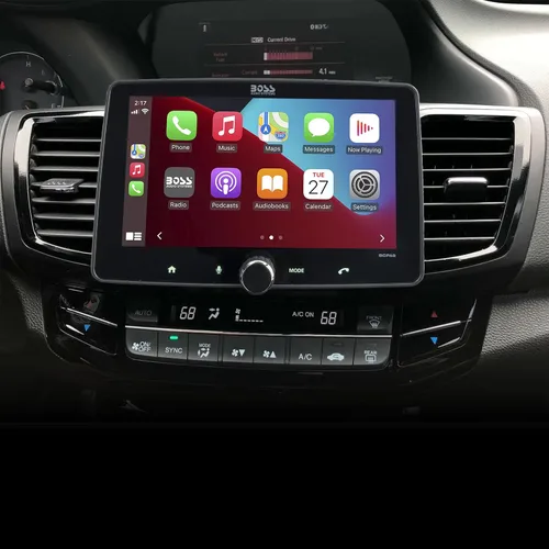 Vista 8 de Scosche HA1717B compatible con Honda Accord ISO doble DIN y DIN+Pocket Dash Kit negro