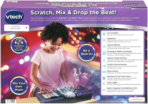 Vista 8 de VTech Kidi Star DJ Mixer Pro, Black
