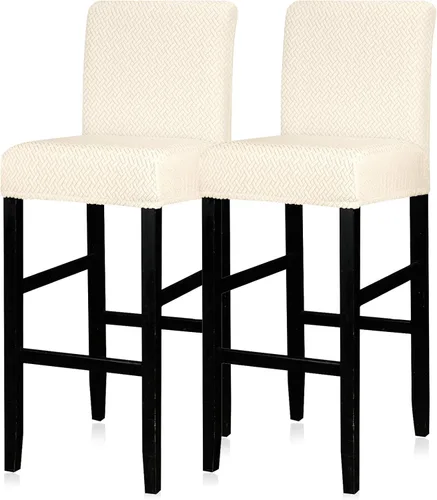Vista 40 de Lellen - Fundas para taburete de bar de jacquard, fundas para silla de taburete de bar, fundas para silla de bar, fundas para taburete de bar