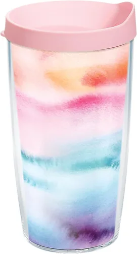 Vista 16 de Tervis Traveler Yao Cheng Daydreaming - Vaso aislado de triple pared para viaje mantiene las bebidas frías y calientes, 30 onzas, acero inoxidable