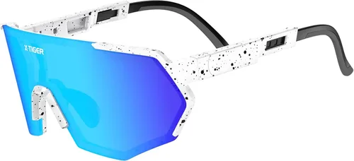 Vista 12 de X-TIGER Gafas de sol polarizadas de béisbol para jóvenes, UV400, para niños, niñas de 8 a 12 años, para sóftbol, ciclismo, deportes