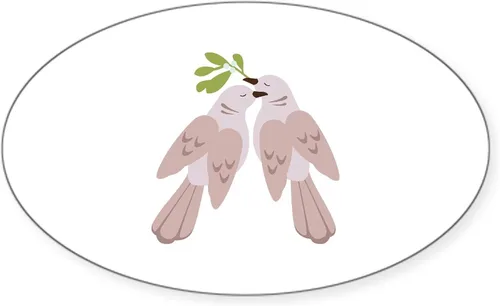 Vista 19 de CafePress Pegatina rectangular de espíritu santo para parachoques de coche ovalada Blanco - Pegatina Rectángulo Espíritu Santo
