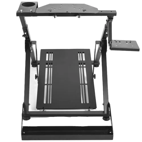 Vista 8 de Anman Sim Racing Wheel Stand with Fixed Gaming Chair's Equipment for Logitech G25G27G29G920G923 Fanatec Thrustmaster Racing Simulator Foldable